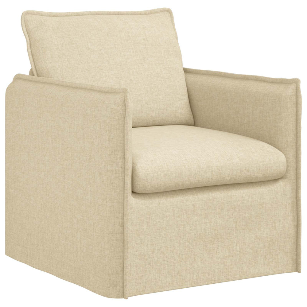 Creme Stoff Sofa 75x82x85cm