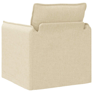 Creme Stoff Sofa 75x82x85cm