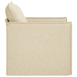 Creme Stoff Sofa 75x82x85cm