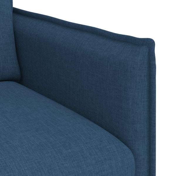 Blaues Stoffsofa 75x82x85 cm