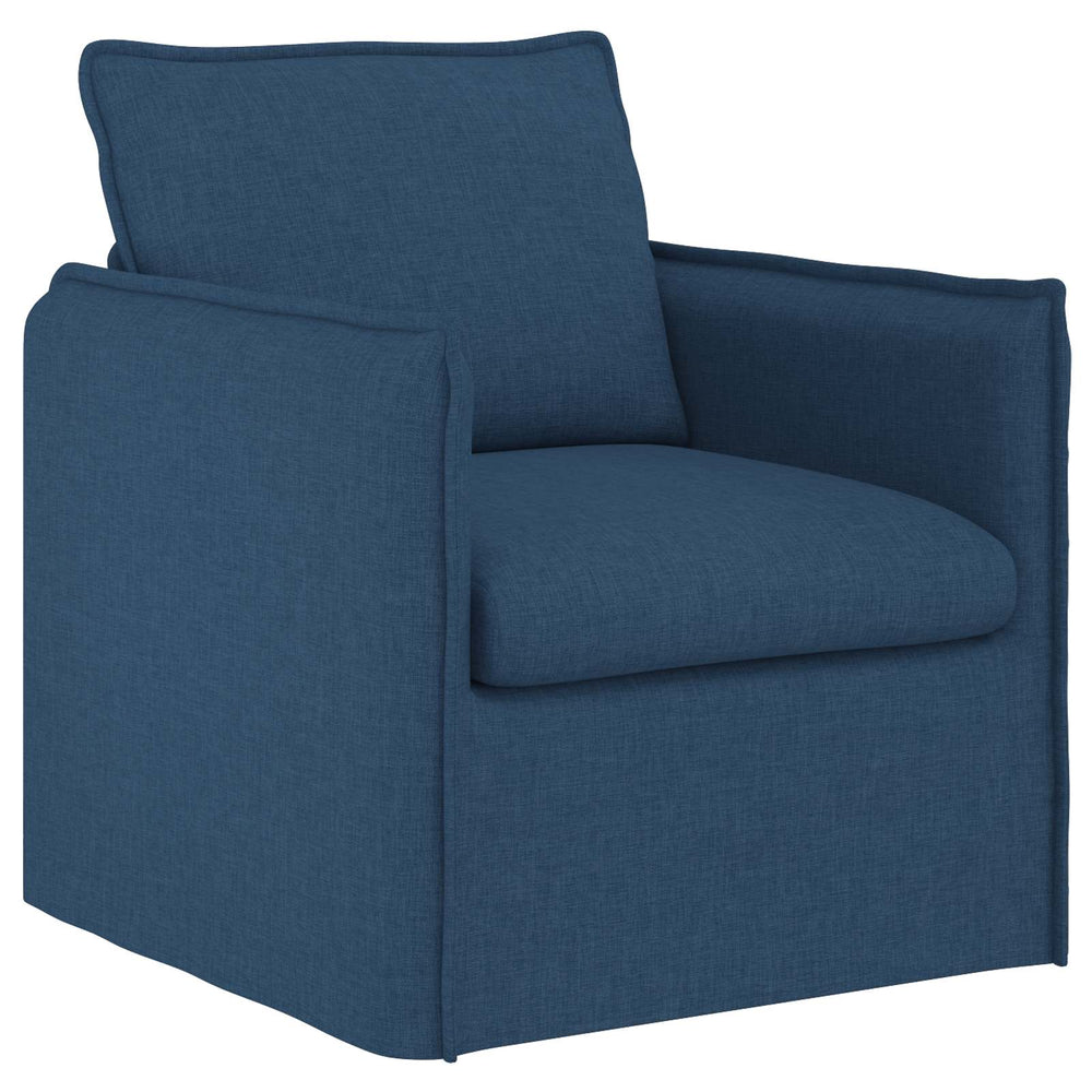 Blaues Stoffsofa 75x82x85 cm