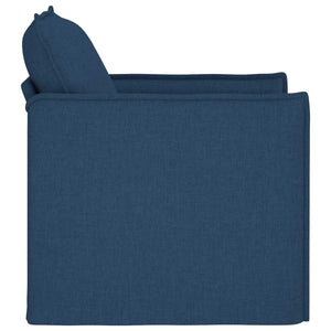 Blaues Stoffsofa 75x82x85 cm