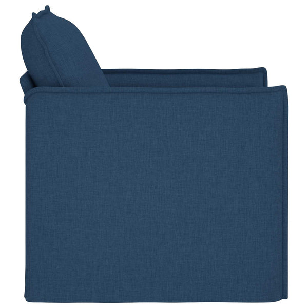 Blaues Stoffsofa 75x82x85 cm