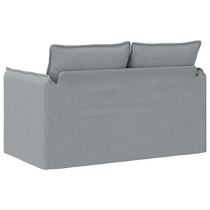vidaXL Sofa Light Gray 136 x 82 x 85 cm Fabric