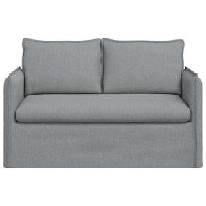 vidaXL Sofa Light Gray 136 x 82 x 85 cm Fabric