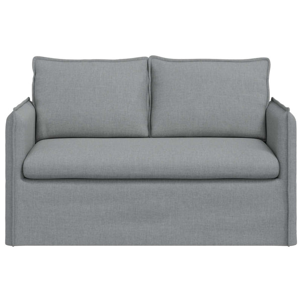 vidaXL Sofa Light Gray 136 x 82 x 85 cm Fabric
