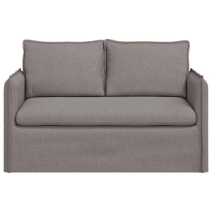 Sofa Taupe Stoff 136 cm