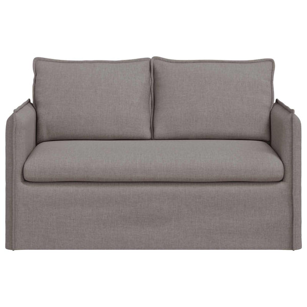 Sofa Taupe Stoff 136 cm
