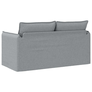 Hellesgraues Stoffsofa, 156 cm