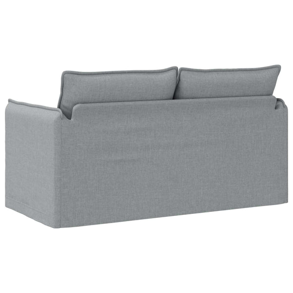 Hellesgraues Stoffsofa, 156 cm