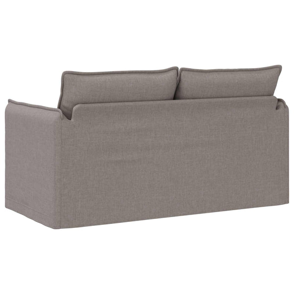 Sofa Taupe Stoff 156 cm