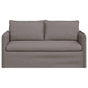 Sofa Taupe Stoff 156 cm