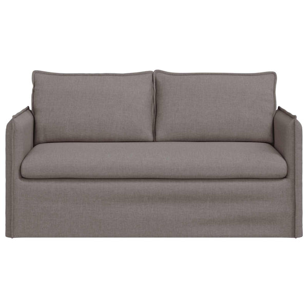 Sofa Taupe Stoff 156 cm