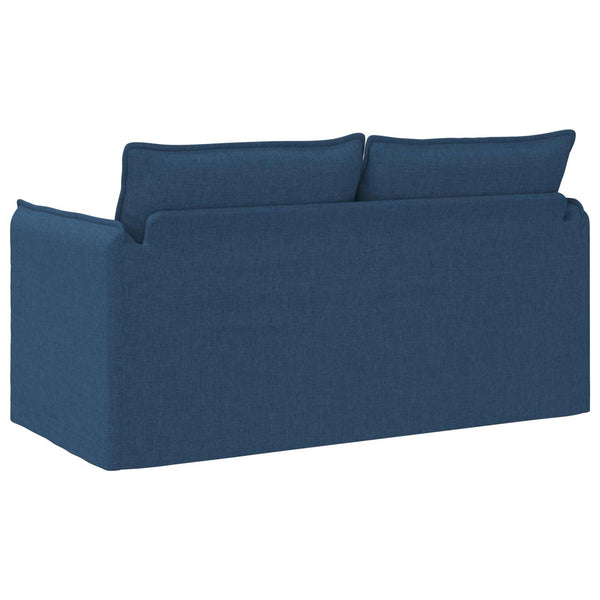 Blaues Stoffsofa 156 cm