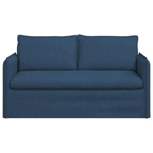 Blaues Stoffsofa 156 cm