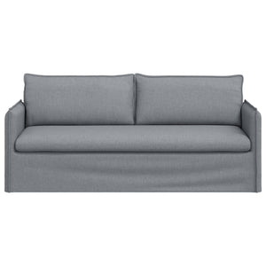 vidaXL Sofa Light Grey 196 x 82 x 85 cm Fabric