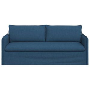 Blaues Stoffsofa 196 cm