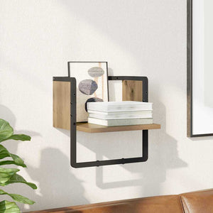 Eiche Wandregal 30x25x30 cm
