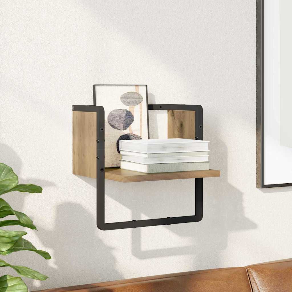 Eiche Wandregal 30x25x30 cm