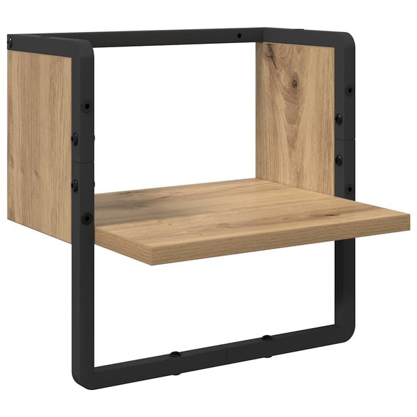Eiche Wandregal 30x25x30 cm