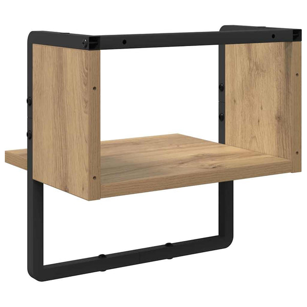 Eiche Wandregal 30x25x30 cm