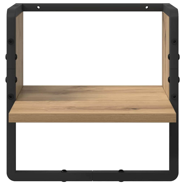 Eiche Wandregal 30x25x30 cm