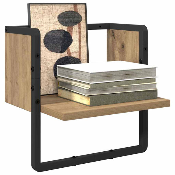 Eiche Wandregal 30x25x30 cm