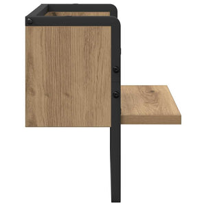 Eiche Wandregal 30x25x30 cm
