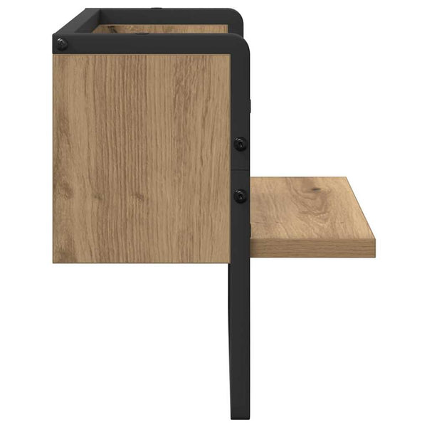 Eiche Wandregal 30x25x30 cm