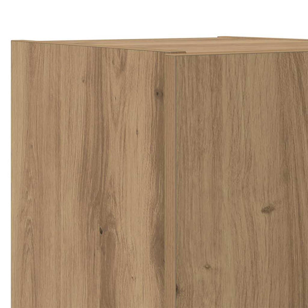 TV-Wandschrank Eiche mit LED
