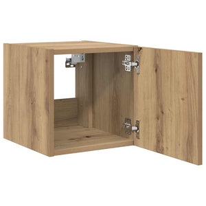 TV-Wandschrank Eiche mit LED