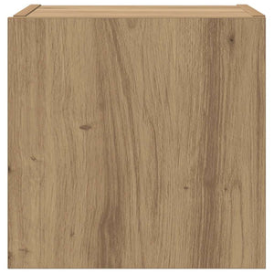TV-Wandschrank Eiche mit LED