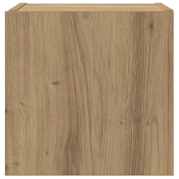 TV-Wandschrank Eiche mit LED