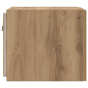 TV-Wandschrank Eiche mit LED