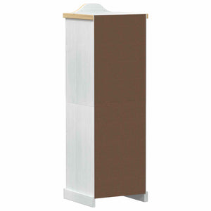 Weißer Kleiderschrank Kiefer Massivholz 55x52x170 cm