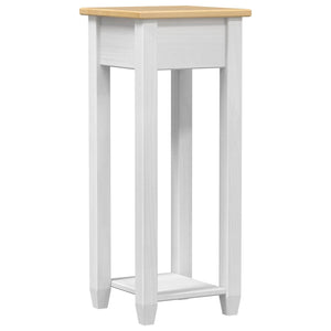 vidaXL Support de plantes blanc 30 x 30 x 73 cm Bois de pin massif