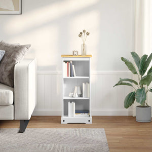 vidaXL Bibliothèque Blanche 46 x 29 x 100 cm Bois de pin massif
