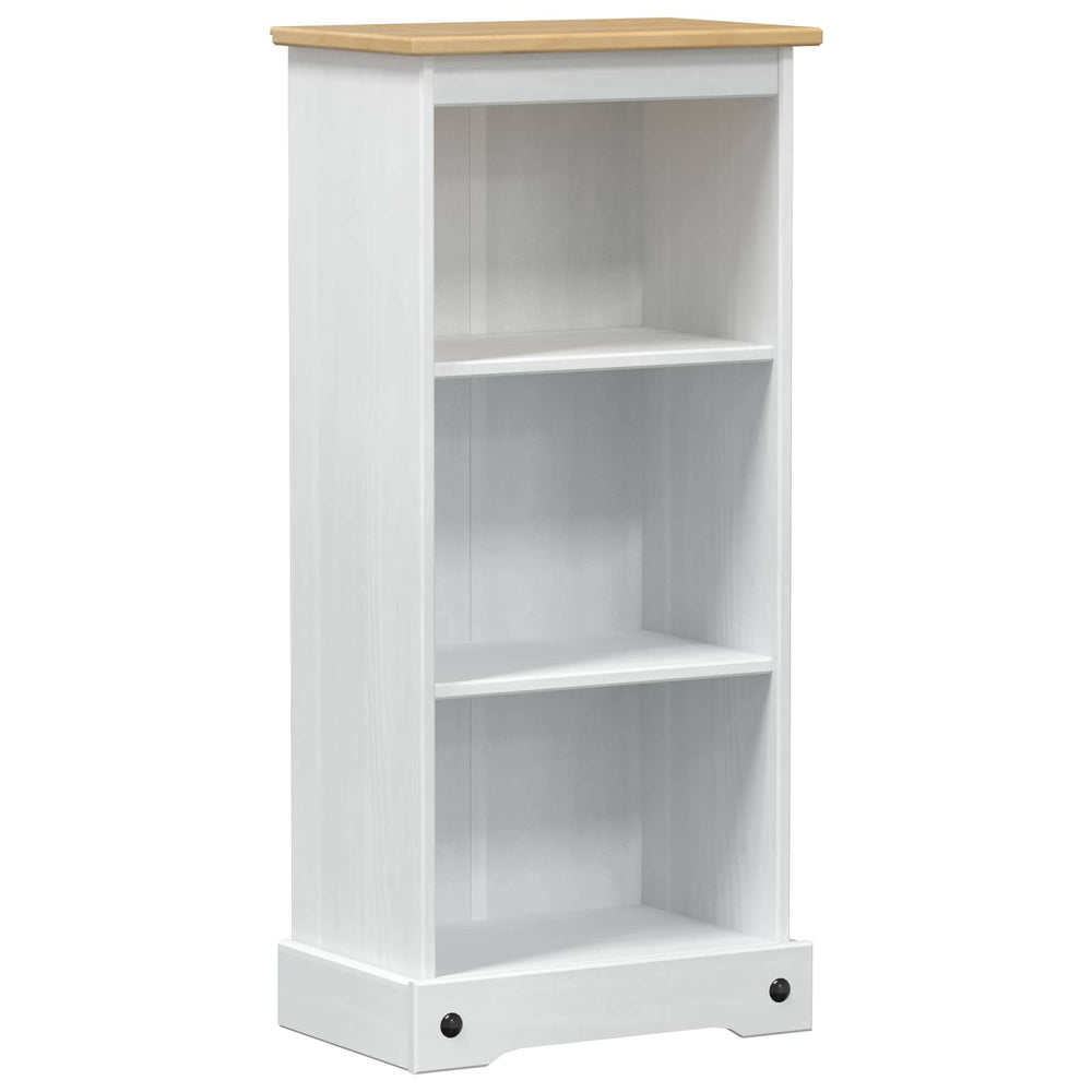 Weißes Kiefernholz Bücherregal 46x29x100cm