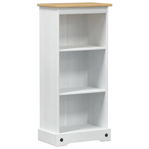 vidaXL Bibliothèque Blanche 46 x 29 x 100 cm Bois de pin massif