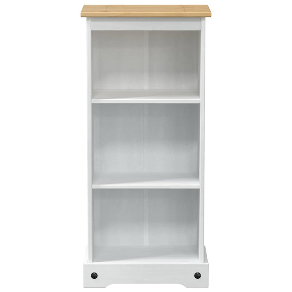 vidaXL Bibliothèque Blanche 46 x 29 x 100 cm Bois de pin massif