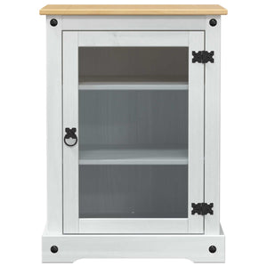 vidaXL Meuble Hi-Fi Blanc 60 x 50 x 82 cm Bois de pin massif