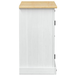 Waschbeckenunterschrank Weiß mit Regal