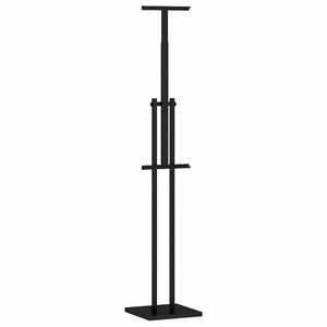 Schwarzer Messestand aus Stahl, 150 cm