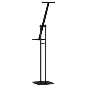 Schwarzer Messestand aus Stahl, 150 cm