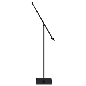 Schwarzer Messestand aus Stahl, 150 cm