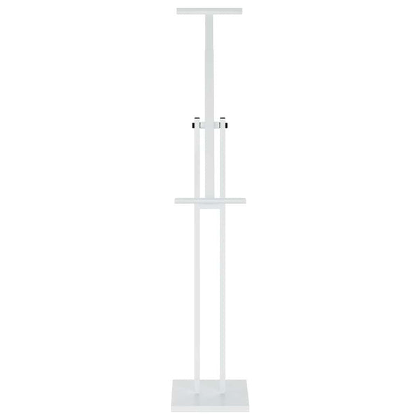Weißer Messestand aus Stahl, 150 cm