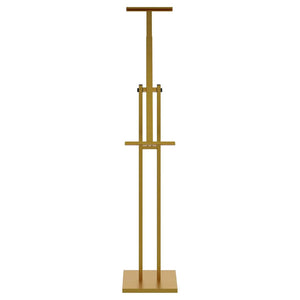 Goldener Messestand aus Stahl, 150cm