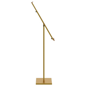 Goldener Messestand aus Stahl, 150cm