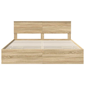 Bettrahmen Sonoma Eiche 200x200 cm