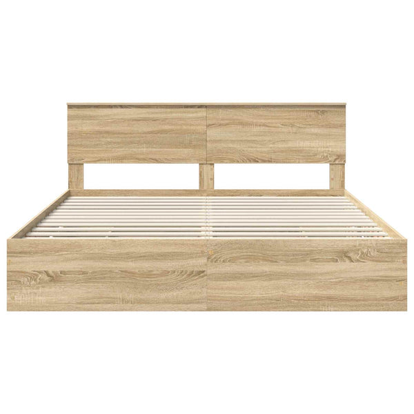 Bettrahmen Sonoma Eiche 200x200 cm